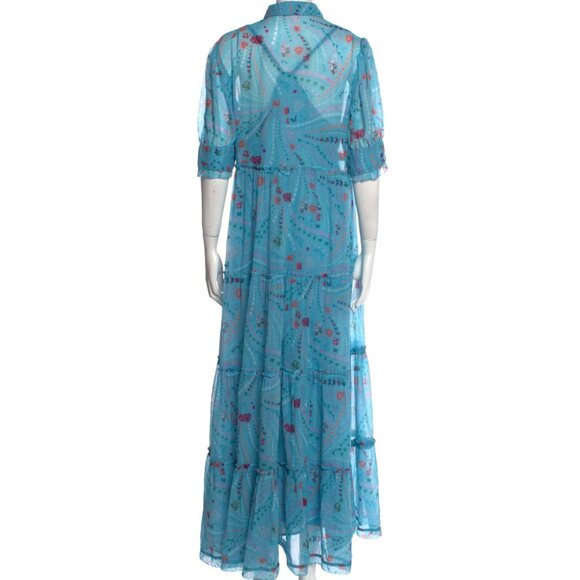 Zadig & Voltaire Floral Print Long Dress - Picture 7 of 7